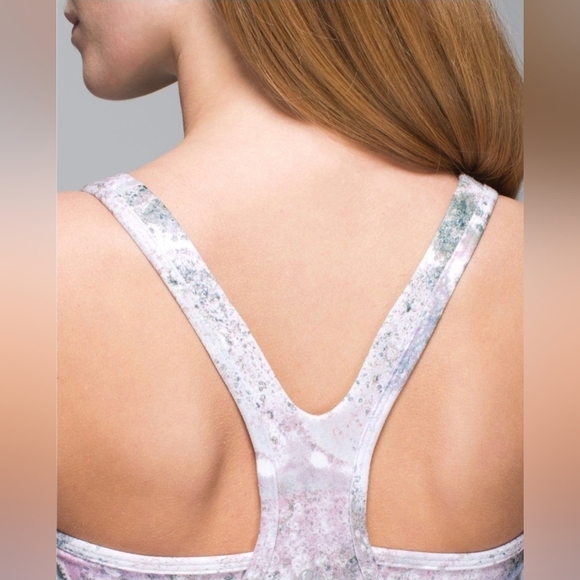 Lululemon Crossback Tank Sugar Crush Multi / Silver Fox - Picture 8 of 9